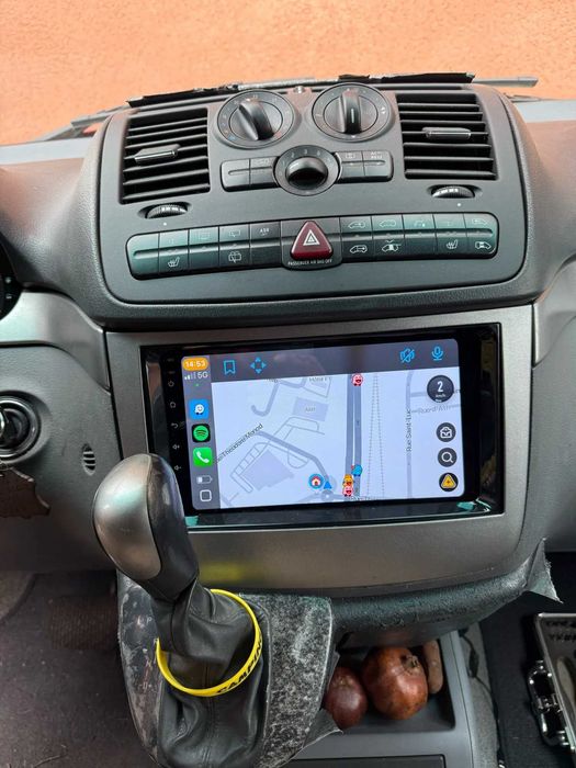 Navigatie Android 15 4GB RAM Mercedes Sprinter VW Crafter CarPlay