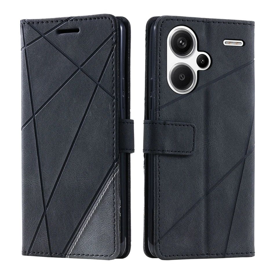 Xiaomi Redmi Note 14 13 Pro Pro+ / TRIANGLE Кожен калъф тефтер