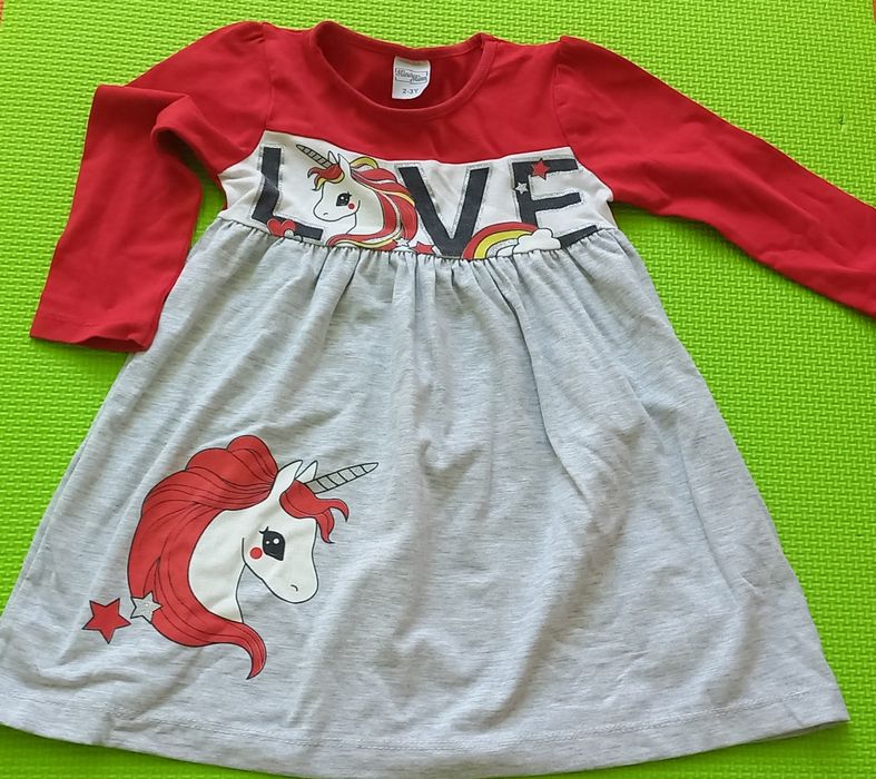 Детски роклички с дълъг ръкав