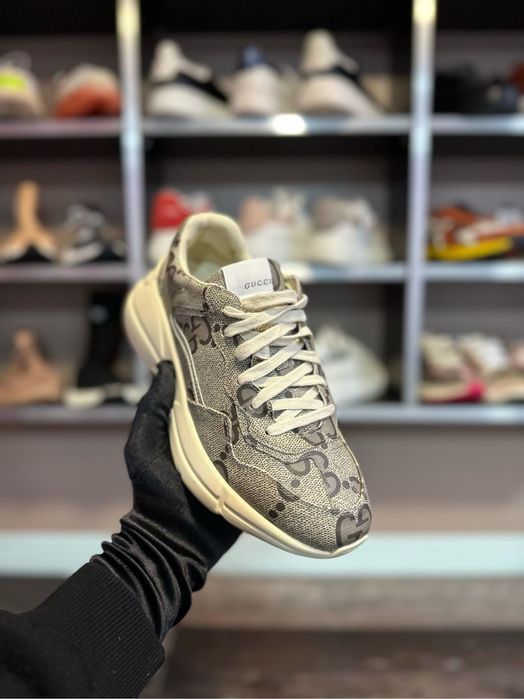 Adidași Gucci – Rhyton Monogram GG bej 37-39