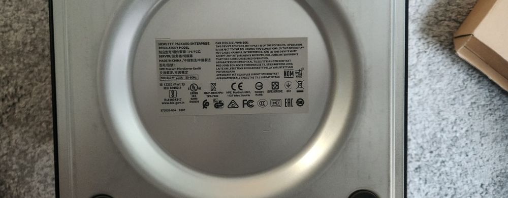 Microserver HP TPS-F022