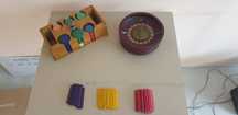 Joc ruleta vintage colectie lemn alama Austria 1920 Niessner
