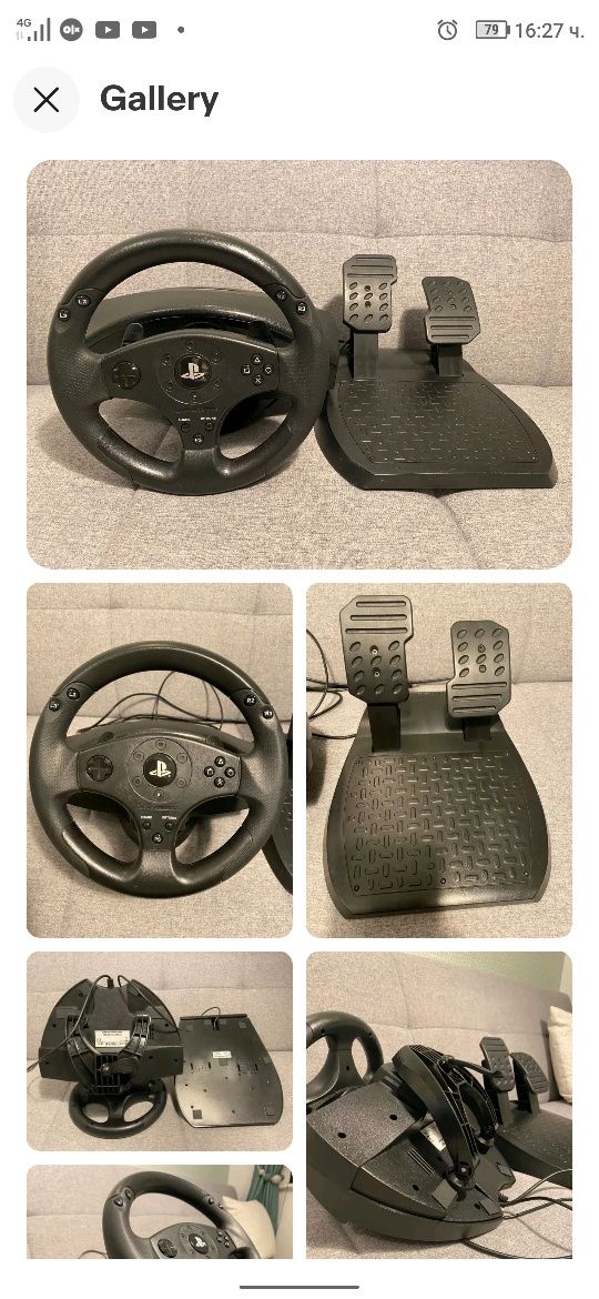 ТОП геймърски Волан с педали и пера Thrustmaster T80 T80