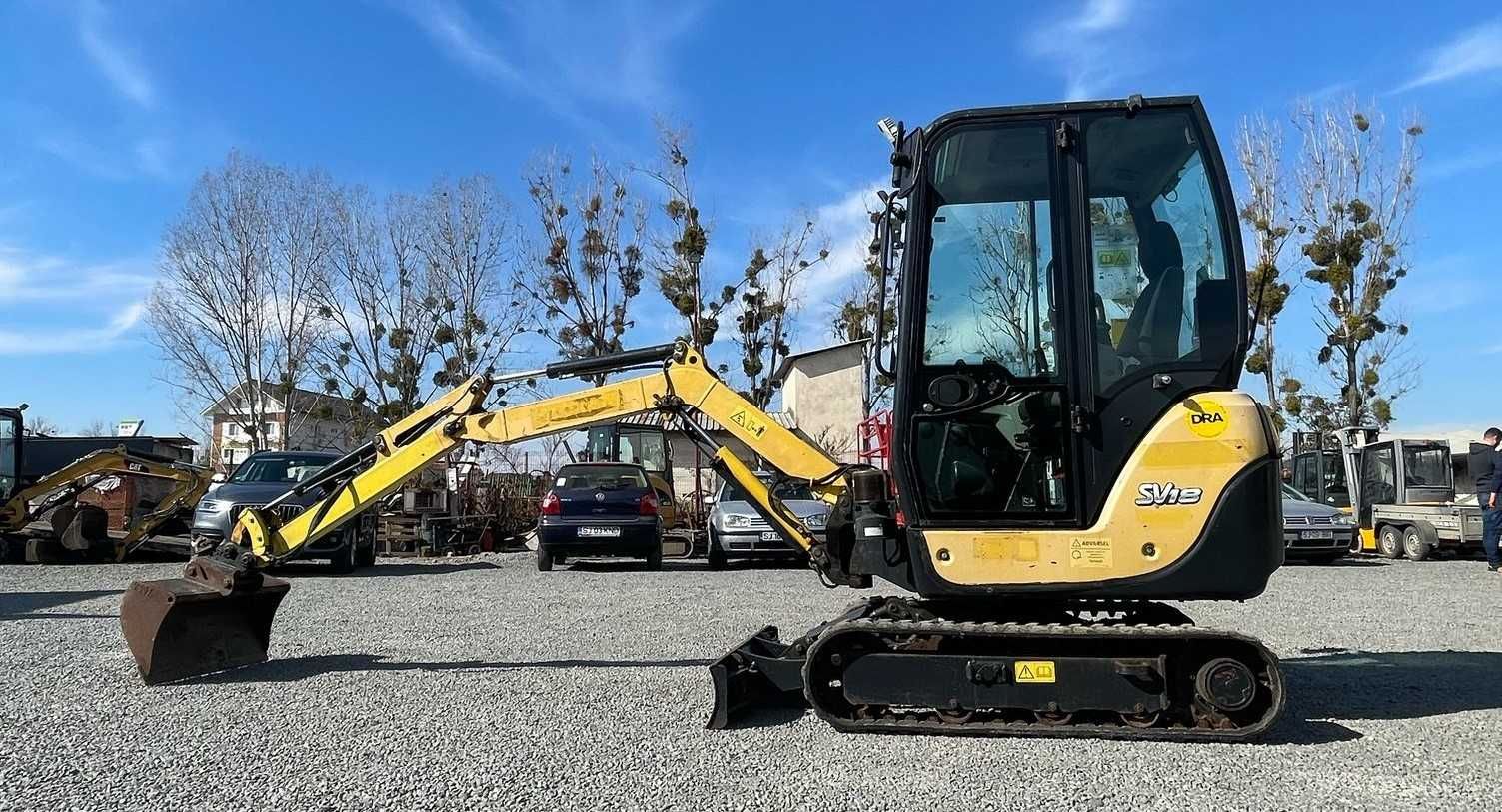Miniexcavator Yanmar SV18, 1.9 tone