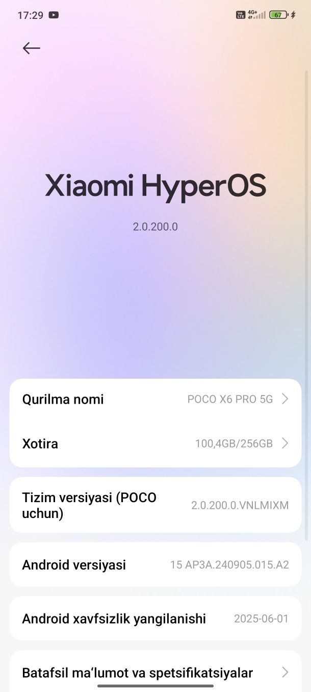 POCO  X6 Pro 5G Ideal