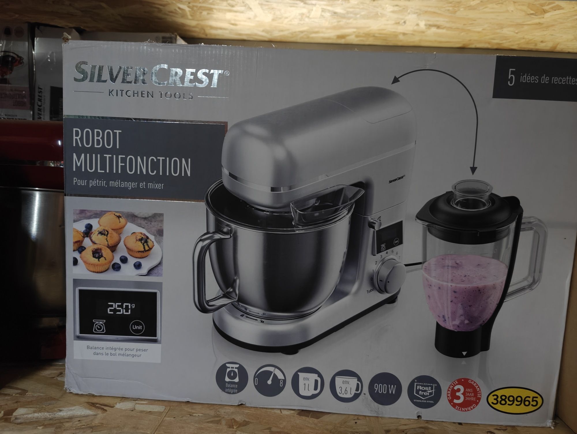 Robot de bucatarie, 900 W, capacitate 3,6 L SILVERCREST mixer blender