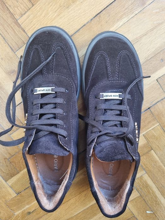 Велурени дамски кецове кафяви 38