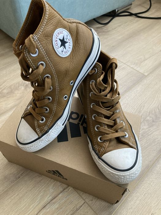 Детски кожени кецове Converse