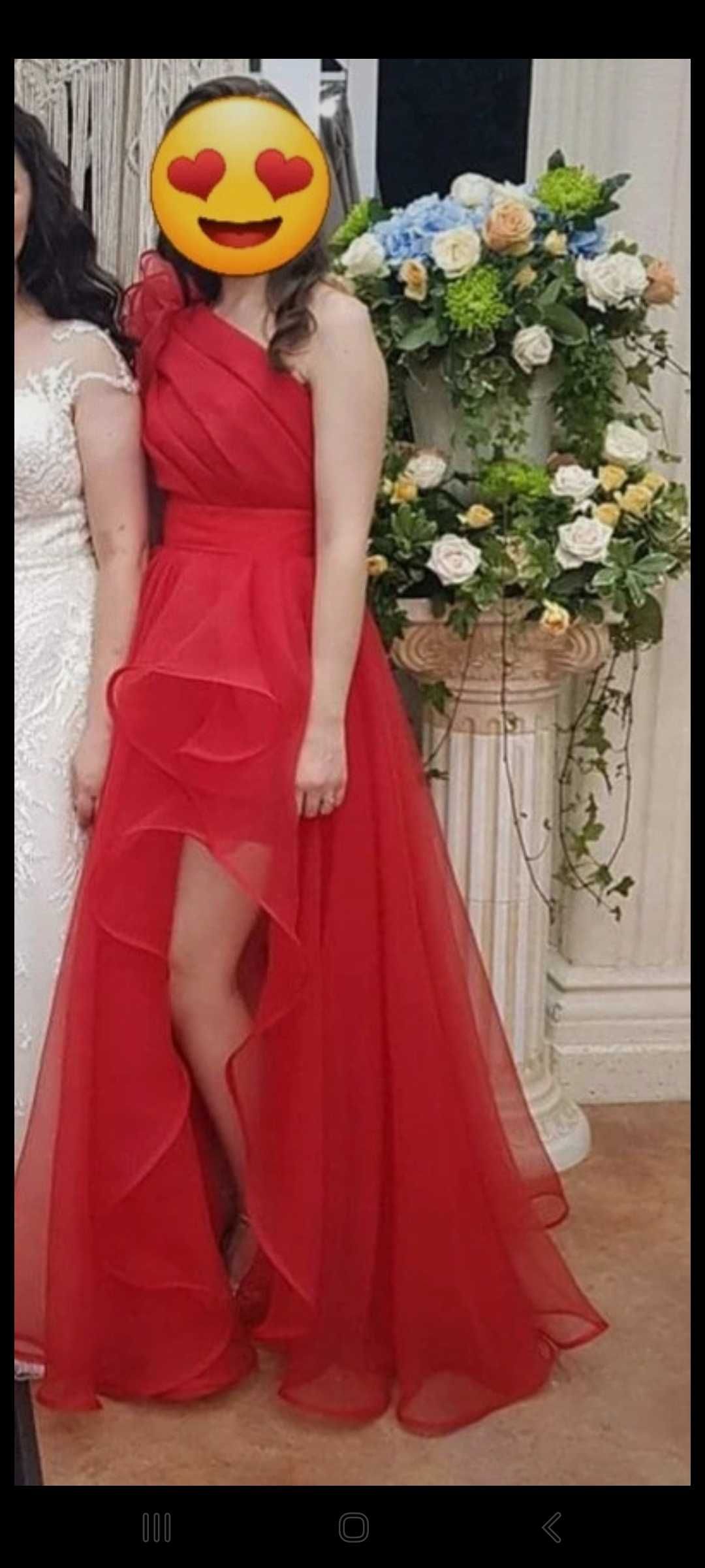 Rochie rosie Ana Radu S