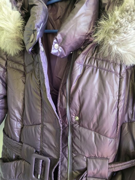 Зимно дълго дамско палто