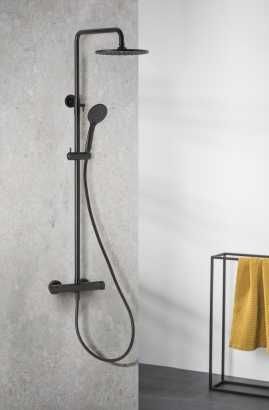 Душ за баня термостатичен BLACk