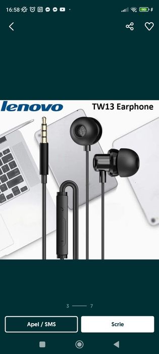 Căști lenovo tw 13 noi