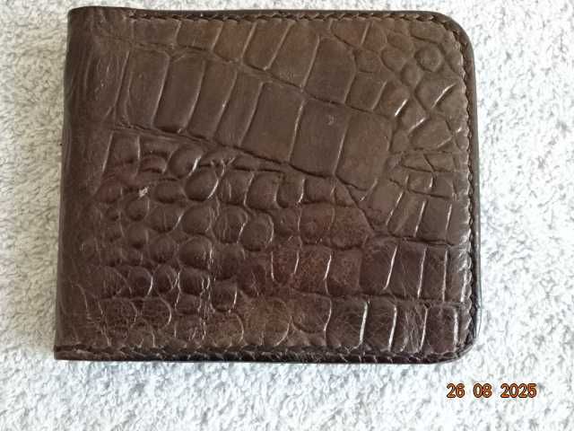 мъжки портфейл /ръчна изработка/ естествена кожа