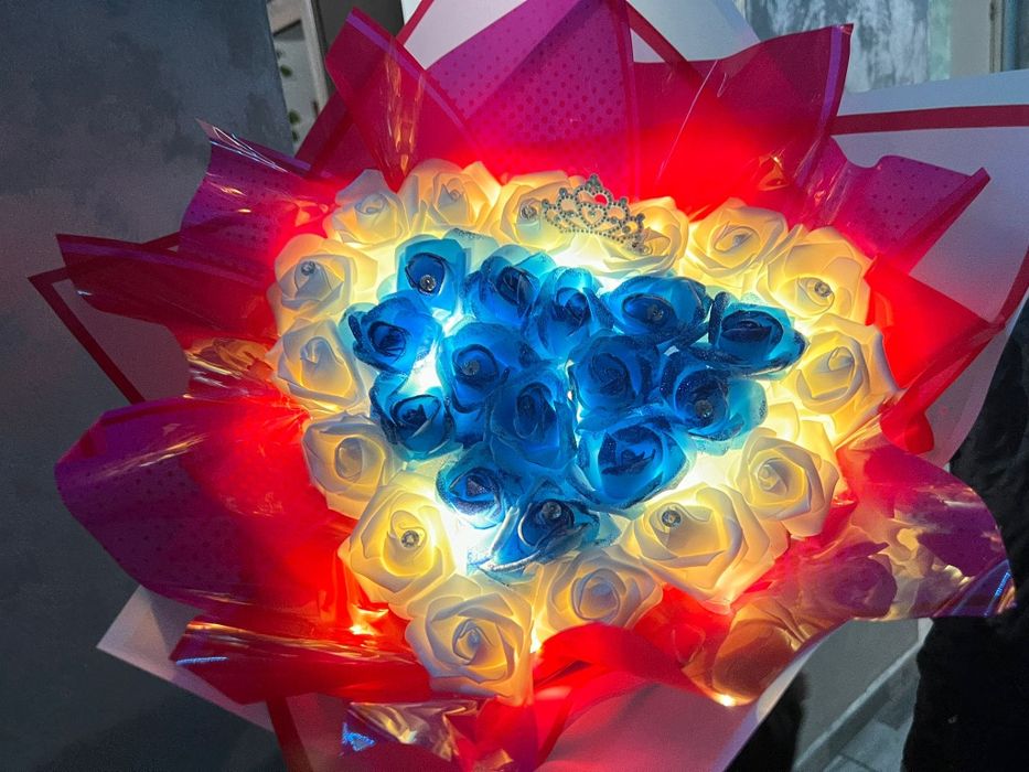 Buchete  de trandafiri din spuma