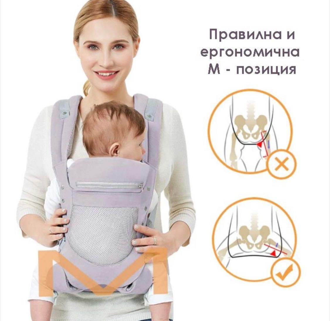 Ергономична раница Vika baby