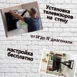 Установка телевизоров на стену