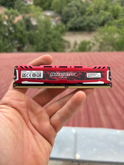 Memorie Crucial Ballistix Sport LT Red 16GB, DDR4, 2666MHz, CL16, 1.2v