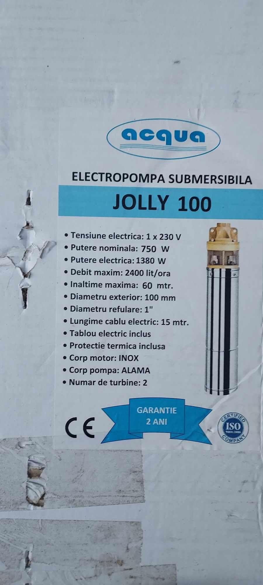 Electropompa submersibila