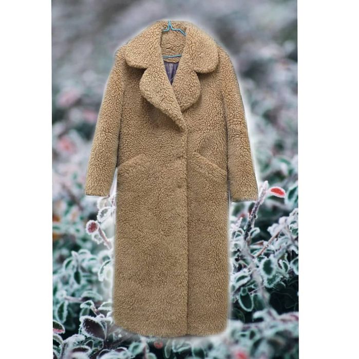 Шуба Тедди из натуральной шерсти