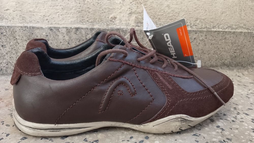 Нови мъжки маратонки Head от естествена кожа 41 номер/ 27см стелка