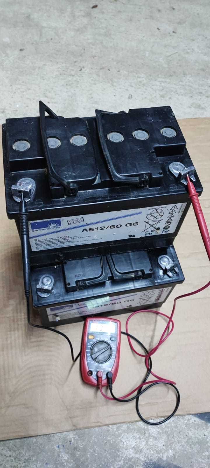 Acumulator, batere gel, A512/60, G6, import Germania, 2 buc