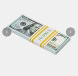 Пачка сувенирных денег, доллары
Dollar