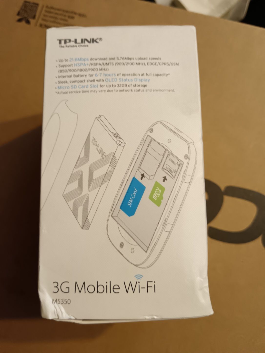 Router Wireless TP-Link 3G M 5350 Portabil nou la cutie