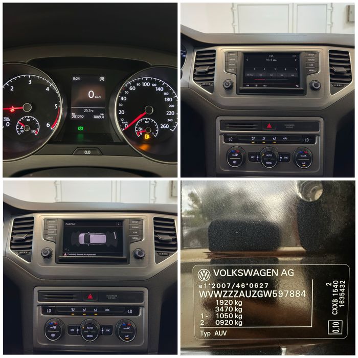 Volkswagen Golf VII Sportsvan 2016-Gps Navi 3D-Cash\Rate\Garantie Auto