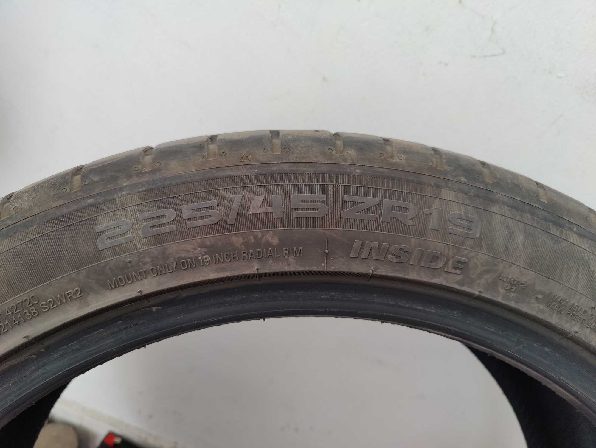 1бр. лятна гума NOKIAN POWERPROOF 1 XL  225/45 R19 96Y