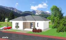 Casa individuala pe parter, teren 330mp, Harman