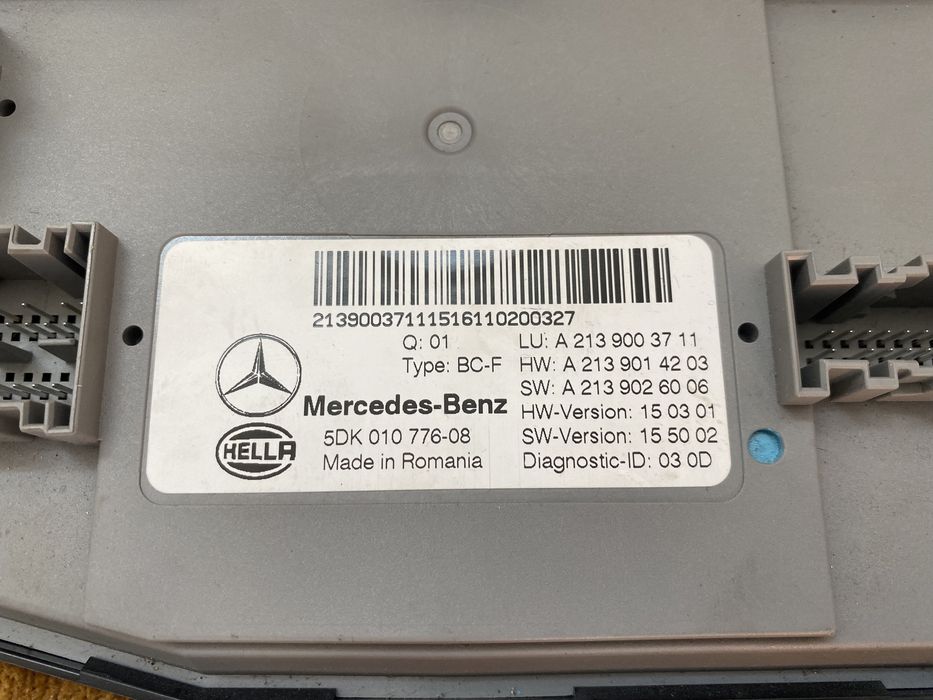 Sam fata / Spate / Releu motorina / Modul keyless Mercedes E clas W213