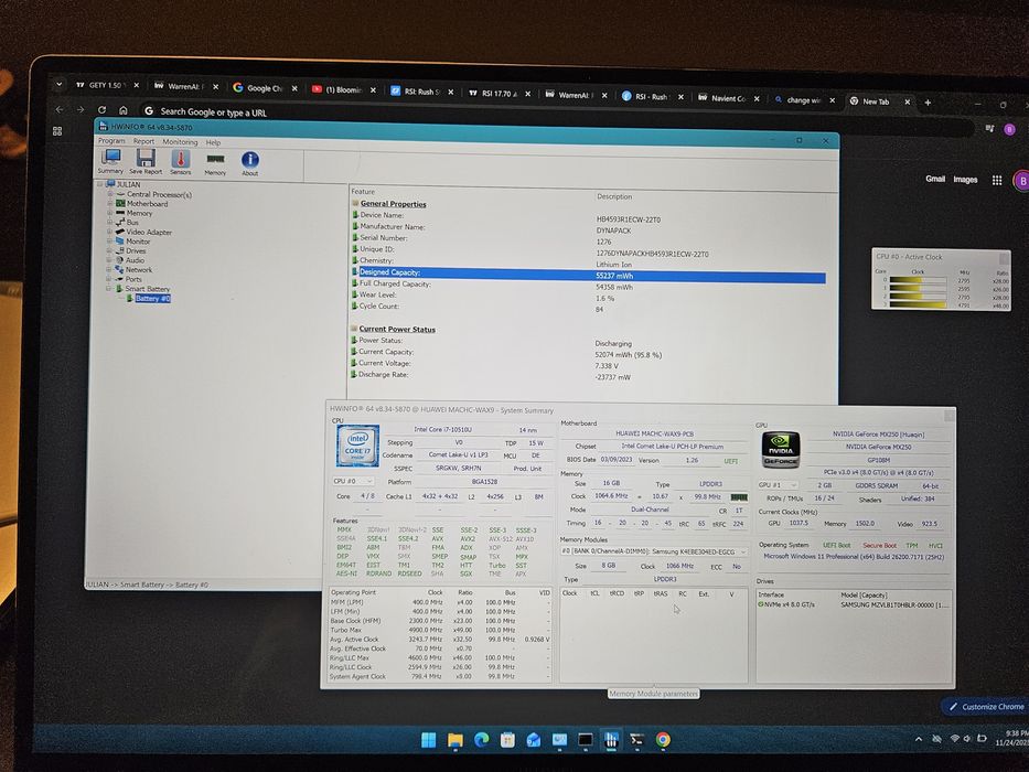 huawei matebook x pro 2020