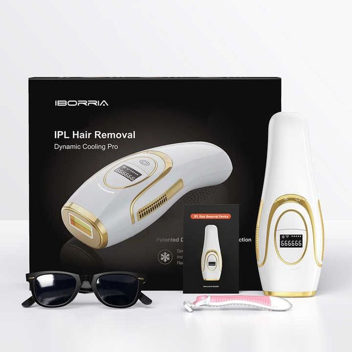 Iborria IPL Hair Removal Dynamic Cooling Pro – Lazer epilyatsiya appar