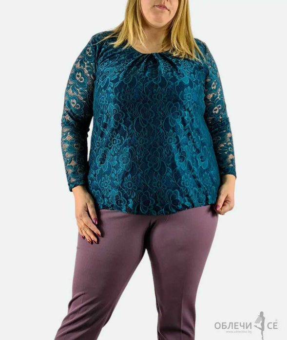 Дантелена дамска блуза