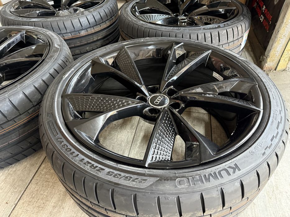 Jante noi AUDI A8 - 5x112 R21 cu anvelope noi 275/35 R21 KUMHO ECSTA