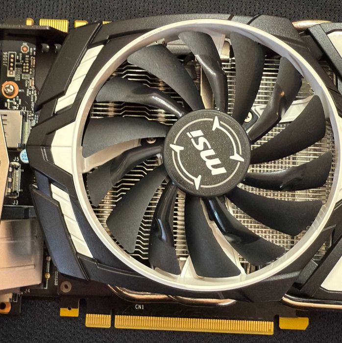 ТОП състояние Видео карта MSI GeForce GTX 1070 ARMOR 8G OC GDDR5
