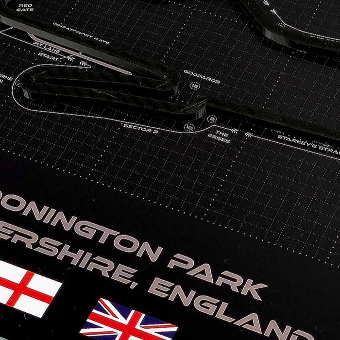 Donington Park – Hartă 3D circuit Formula 1 Europe GP • GPX Collection