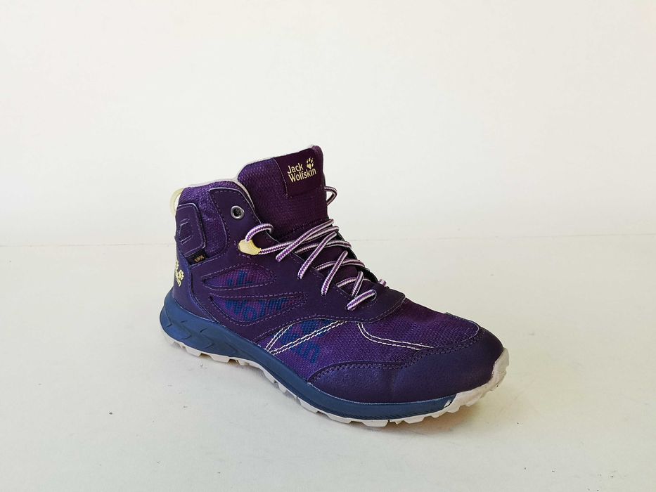Bocanci 34 35 ghete munte copii Jack Wolfskin impermeabili Ex+