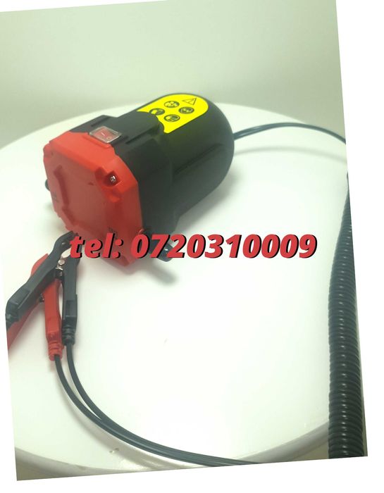 Livram Gratis  Pompa Electrica Pentru Ulei 60w 12v