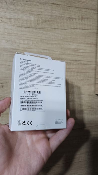 Incarcator alb 45W Samsung Super Fast Charge