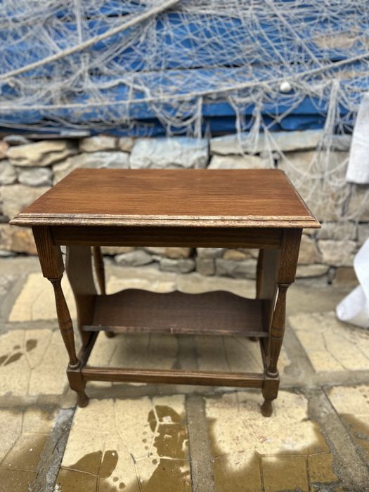 Винтидж дървена помощна масичка