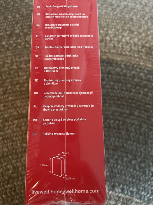 Sonerie wireless honeywell series 3