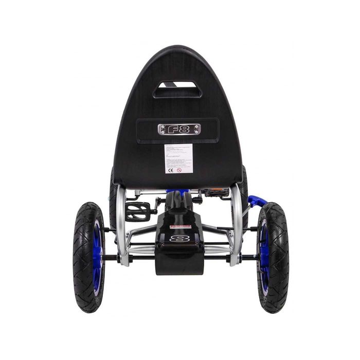 Kart cu pedale, Kinderauto F8-1, roti Gonflabile 10 inch Blue
