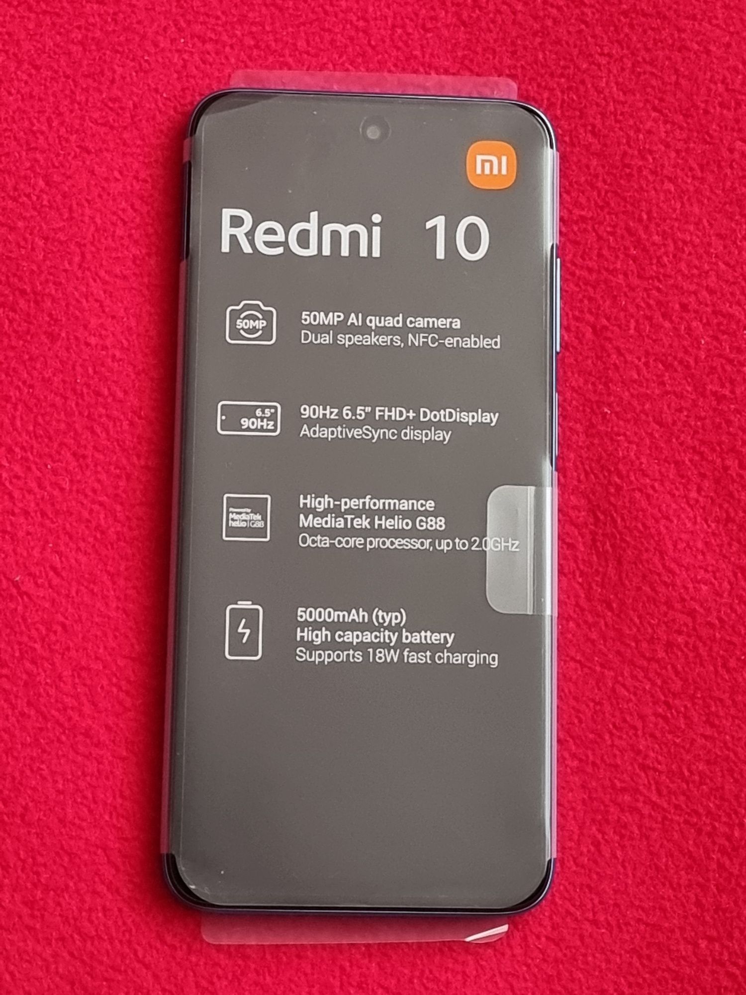 Xiaomi Redmi 10 Blue 64Gb, Nou Neactivat, Liber de rețea.