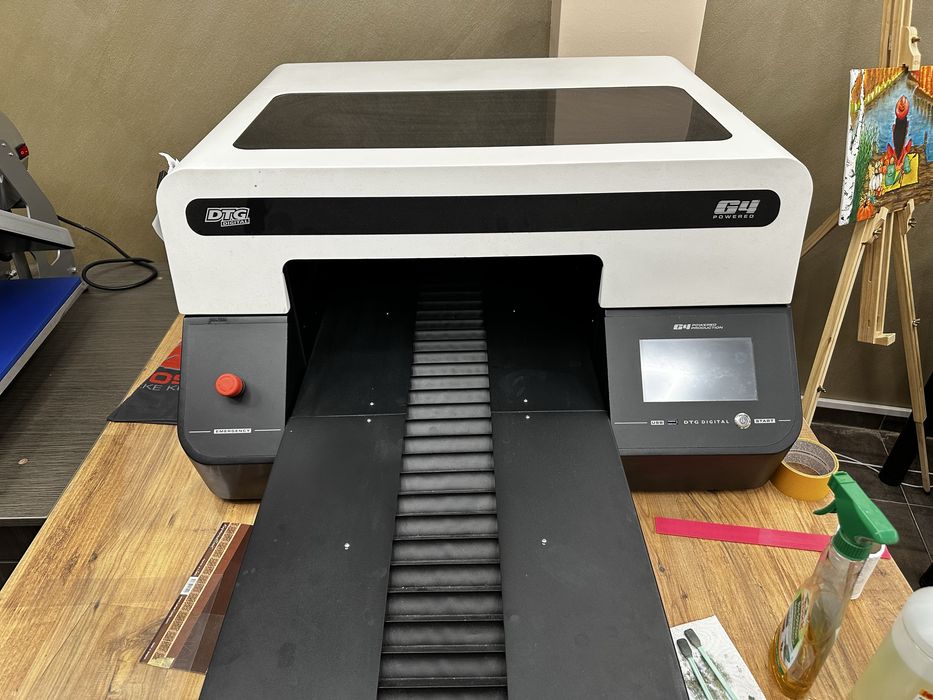 Принтер DTG G4, преса Stash ,режещ плотер GRAFTEK CE 7000-60E