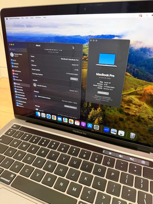 Laptop Apple MacBook PRO M1, Space Grey - 13 inch