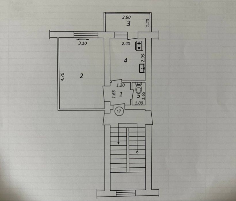 1 комнатная квартира