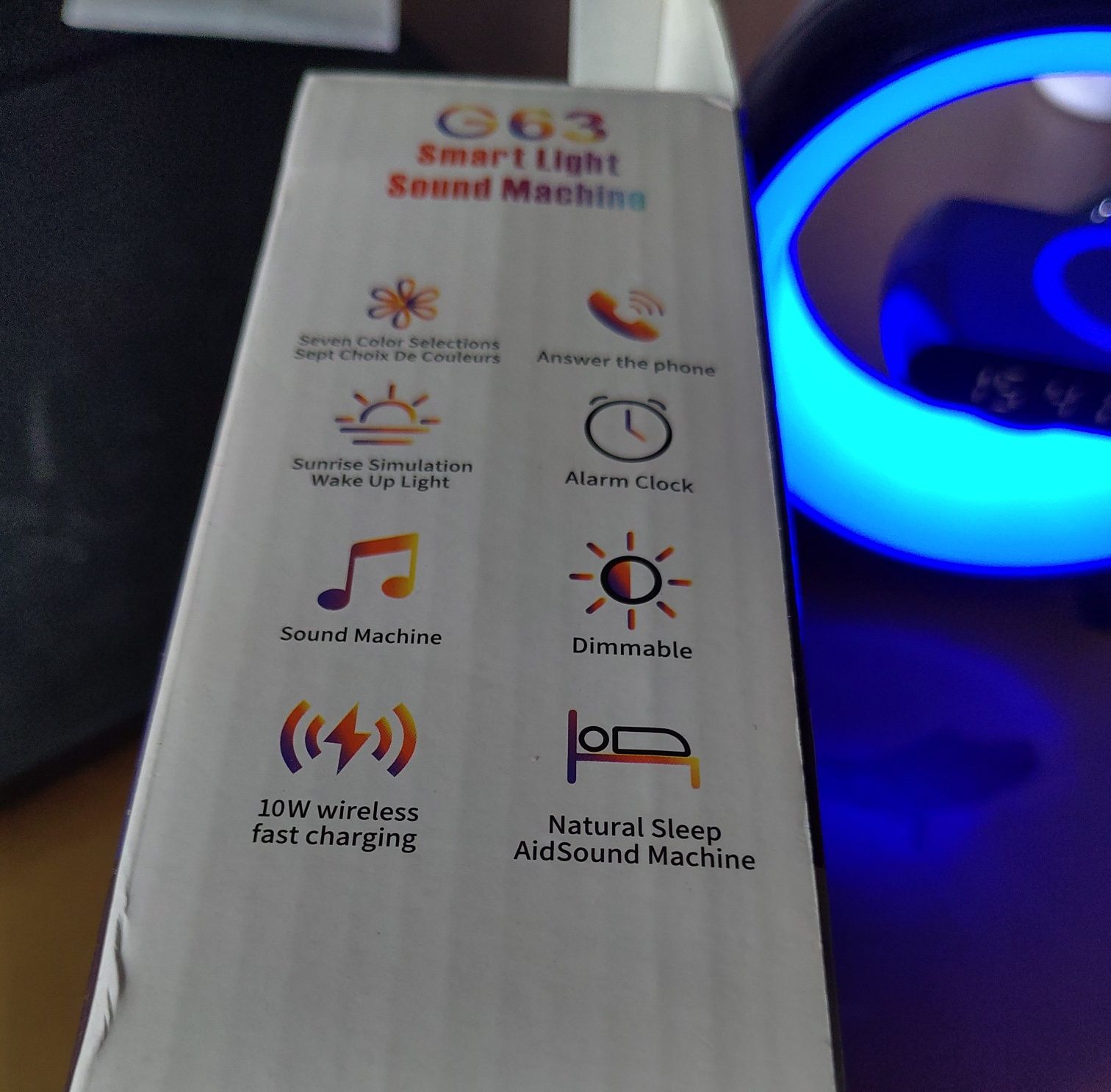 Smart Light Sound Machine G63 Helt & Intelligent Life Assistant