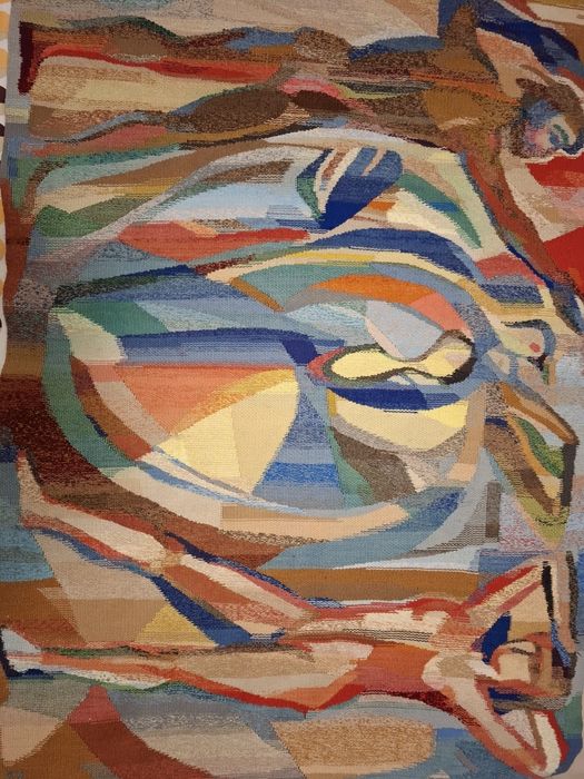 Ретро гоблен с абстрактен gизайн.
Композиция