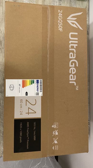 Monitor GamingUltraGear LG 24GQ50F-B 165Hz 1ms